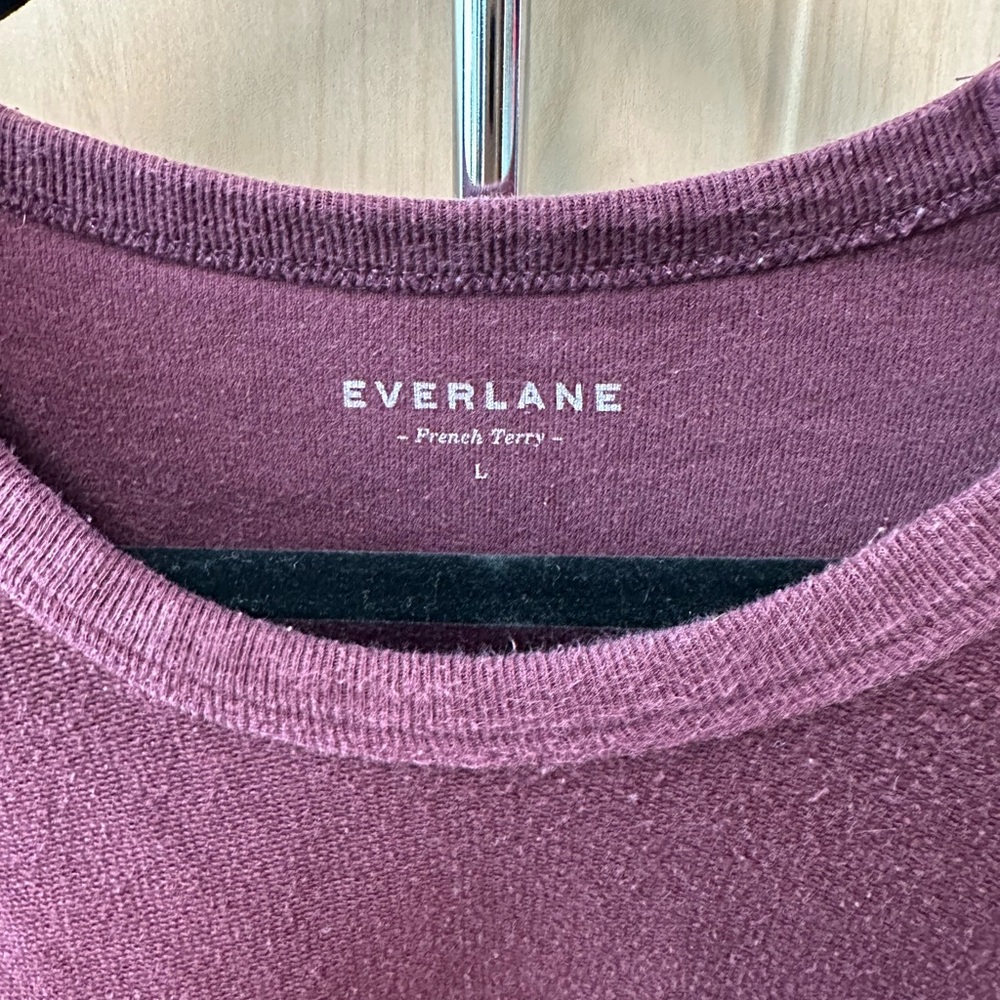 Original Everlane French Terry Raglan Sweatshirt - Picture 3 of 3